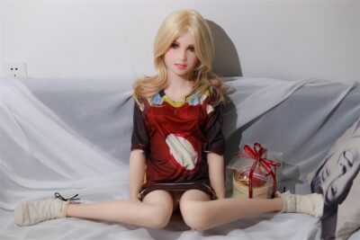 125cm Cute Anime Sex Doll – Skinny Large Breasts Young Looking Blonde Dream 1