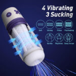 Automatic Male Masturbator – 8 Vibration & Suction Modes for Intense Pleasure | Male Sex Toy Cup - Image 5
