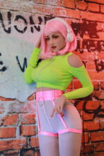 Indulge in Passion with Large Breasts: 155cm Young-Looking Blonde & American Anime Dolls! - Image 3