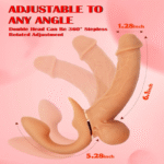 Strapless Double Ended Vibrating Dildo | 9-Mode G-Spot & Clitoral Stimulator for Female Couples - Image 6