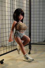 Wild 13kg Cute Anime Sex Doll: Young-Looking Medium Breasts with Leopard Print Sass! - Image 6