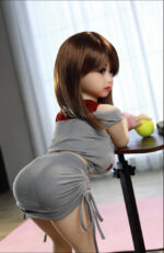 Playful 13kg Cute Anime Sex Doll: Young-Looking Medium Breasts with "HELP" Tee Tease! - Image 5