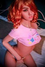 Sizzle & Sparkle: Ultimate 155cm Cute Anime Sex Doll – Skinny European Elegance with Petite Large Breasts Allure!
