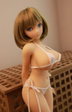 Unleash Irresistible 6kg Anime Sex Doll: Busty Blonde Fantasy with Natural Skin Sparkle! - Image 5