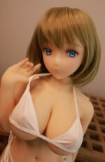 Unleash Irresistible 6kg Anime Sex Doll: Busty Blonde Fantasy with Natural Skin Sparkle! - Image 4