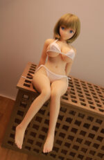 Unleash Irresistible 6kg Anime Sex Doll: Busty Blonde Fantasy with Natural Skin Sparkle! - Image 9