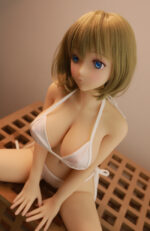 Unleash Irresistible 6kg Anime Sex Doll: Busty Blonde Fantasy with Natural Skin Sparkle! - Image 8